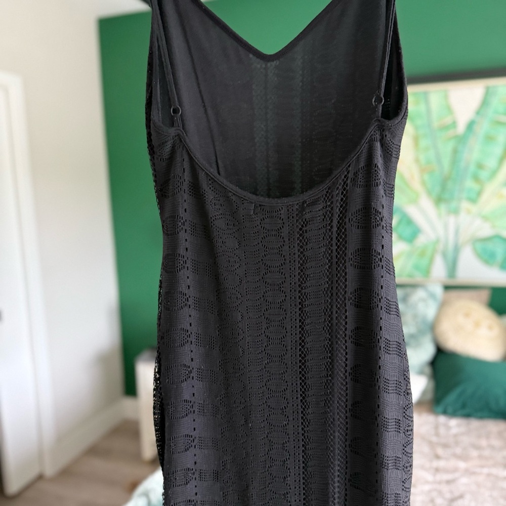 For Love and Lemons x Revolve Black Lace Overlay Maxi Dress | Small - Picture 12 of 16